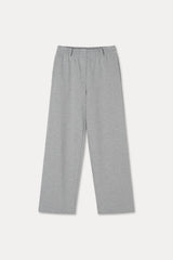 Wide string Sweat Pants_Melange Gray