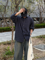エレンチェックシャツ