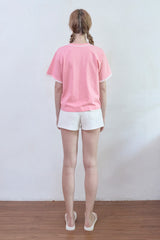 Petit Love Crop T-shirt [Pink]