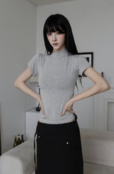 26SS★ [ EEUN BASIC ] Chewing Rounding Short Sleeve T