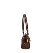 Nola Glossy Buckle Shoulder Bag