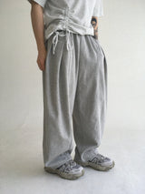 curved bonded pants(2colors)