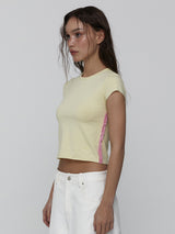 Lace Baby T-Shirts_Yellow