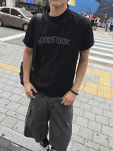 Stock Semi-Crop Short-Sleeve T-Shirt 4C