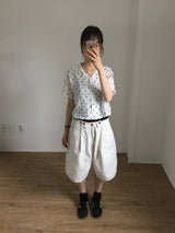 クウォーターバミューダパンツ (2color)