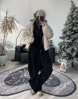 Tice Texture Pintuck Banding Pants
