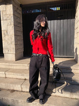 MULTI DETAIL WIDE TROUSER PANTS (3COLOR)
