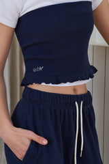 Waffle comfort top_navy