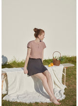 Lily swimdress Indi pink&Charcoal