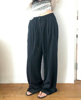 [ workwear✔ ] nomal low strap maxi wide sl