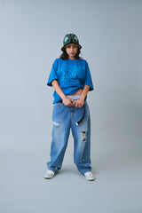 AB X WIND AND SEA デニムパンツ