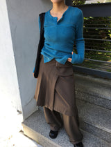 Vermel pleated skirt pants (2color)