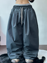 4000SOLD NYLON PINTUCK PANTS