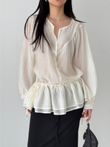 elin string blouse (2color)
