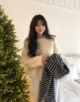 Ribble Mohair Wool Round Knit