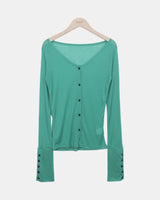 Sieron Tencel Button Cardigan