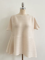 Lubat Unbalanced Pleated Blouse