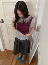 ロック レース レイヤード ノースリーブ