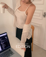 [MADE] More cardigan & sleeveless set