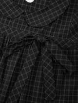 Check Ribbon Collar Blouse 232427770