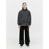 クラシックフーディー - Washed Black