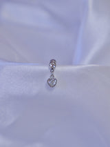 All surgical steel heart cubic piercing