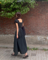 Winder frill long dress