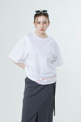 MULTI PRINTING T-SHIRT LIZE_WHITE