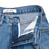 WRAP WAIST WIDE FIT DENIM PANTS code 18104