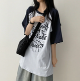 リミンボクシーフィットカラーラグラン半袖Tシャツ