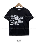 オフラインコットン半袖Tシャツ