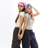 ザットガールバイブTシャツ_メランジグレー