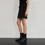 WRAP LAYERS FICELLE SKIRT(BLACK)