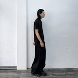 Vertical Texture Baggy t Shirt