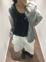 Coined layer sleeveless top (3color)