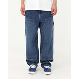 DOUBLE KNEE DENIM PANTS