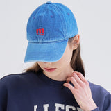 EMBLEM DENIM BALL CAP