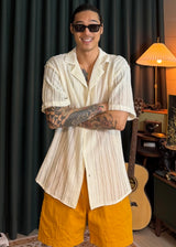 Punching 2collar knit shirt 3COLOR