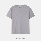 LMN モダンクラシックコットンクロップ半袖Tシャツ (5 colors)