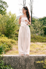 Flower scarf (Ivory)