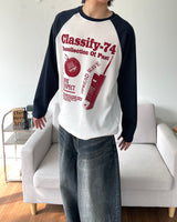 コレクションラグランニットTシャツ