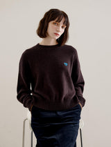 LETOILE HEART LOGO KNIT