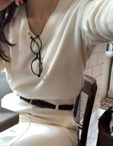 Knits Classic V-Neck Knit / 10 colors