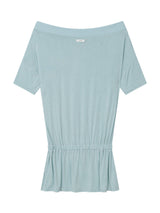 DRAPE BAND OFF-SHOULDER TOP(MINT)