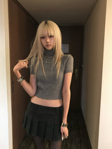 STEEL RIB TURTLENECK