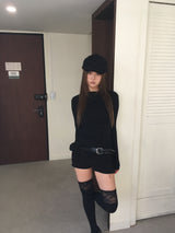 レースフリルニーソックス