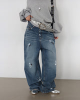 Rob Painting Wide Jeans