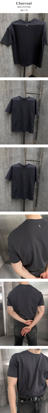 [MADE] クールカーブハーフマッスルTシャツ(4color)