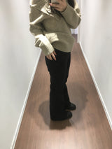 Non-fade low bootcut pants (1color)