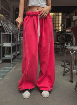 pigment line wide banding pants